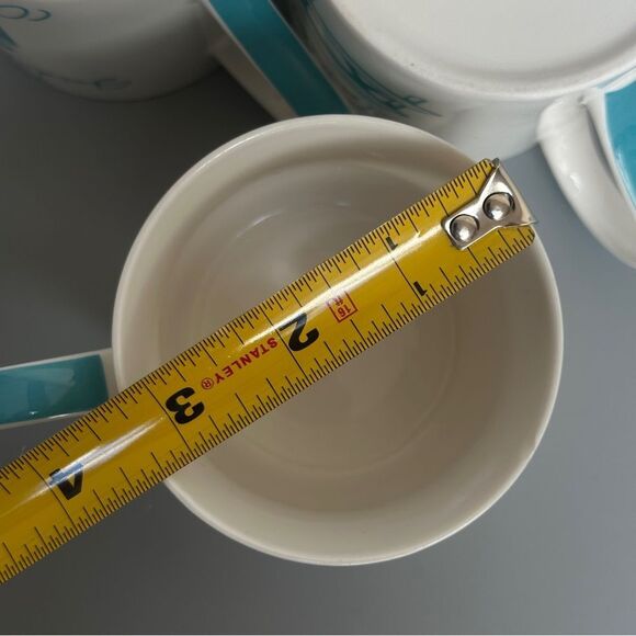 The Turquoise Table Mugs Set of 4 - Picture 8 of 10